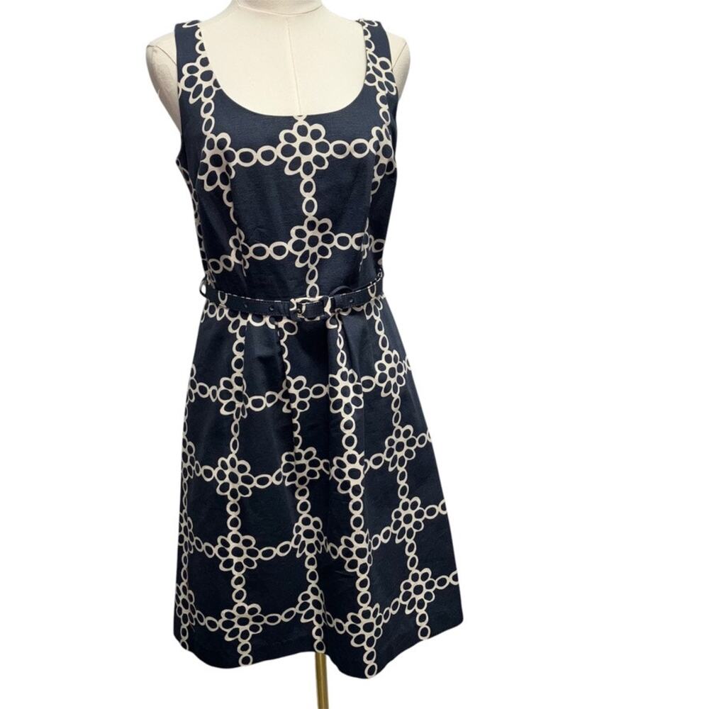 Boden Ava Daisy Chain Dress Women's 6R With belt Summer classic preppy wedding - Picture 1 of 16